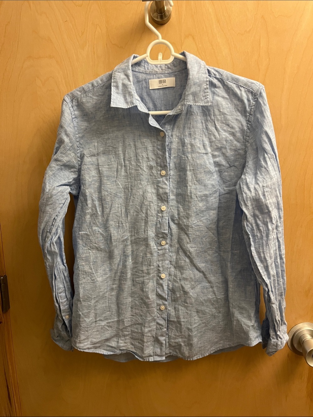 Uniqlo Easy Linen Shirt - size small